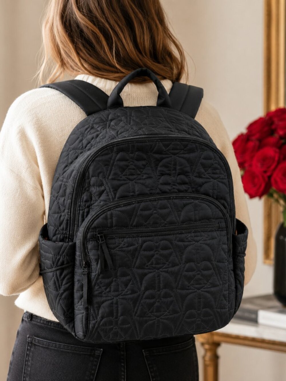 NEW ❤️ vera bradley x Star Wars Darth Vader Bancroft Backpack Laptop Black